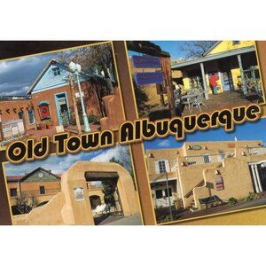 Old Town Albuquerque Unposted Postcard New Mexico